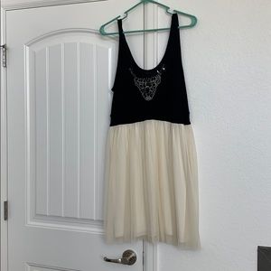 Beautiful Cream & Black dress